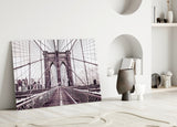 Brooklyn Bridge Glass Wall Art