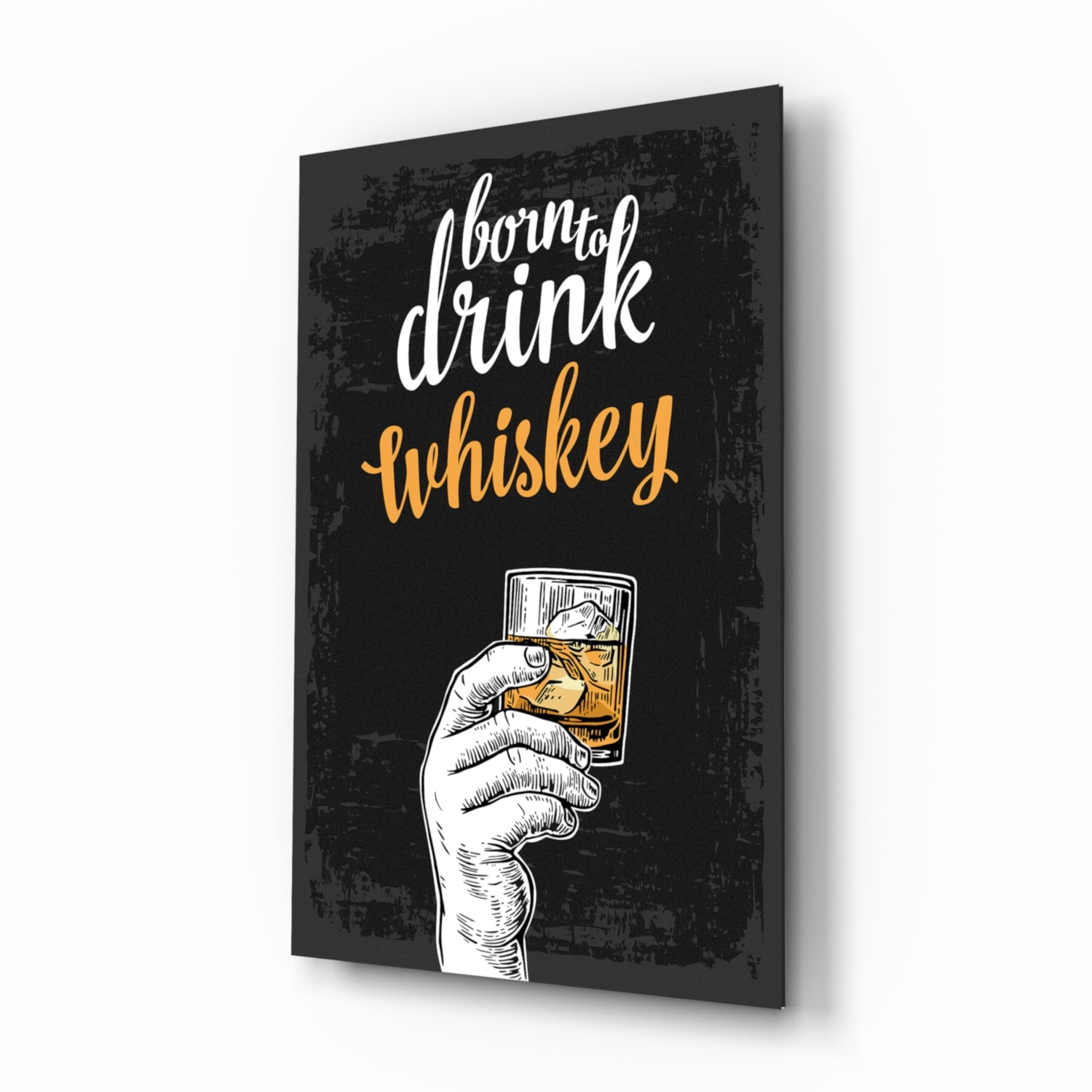 Whiskey Glass Wall Art