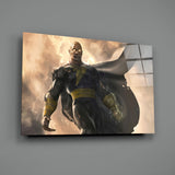 Black Adam Glass Wall Art