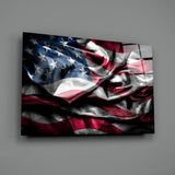 Flag of the United States Glass Wall Art