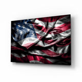 Flag of the United States Glass Wall Art