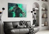 Hulk Glass Wall Art