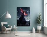 Kylo Ren Glass Wall Art