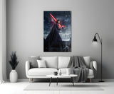 Kylo Ren Glass Wall Art