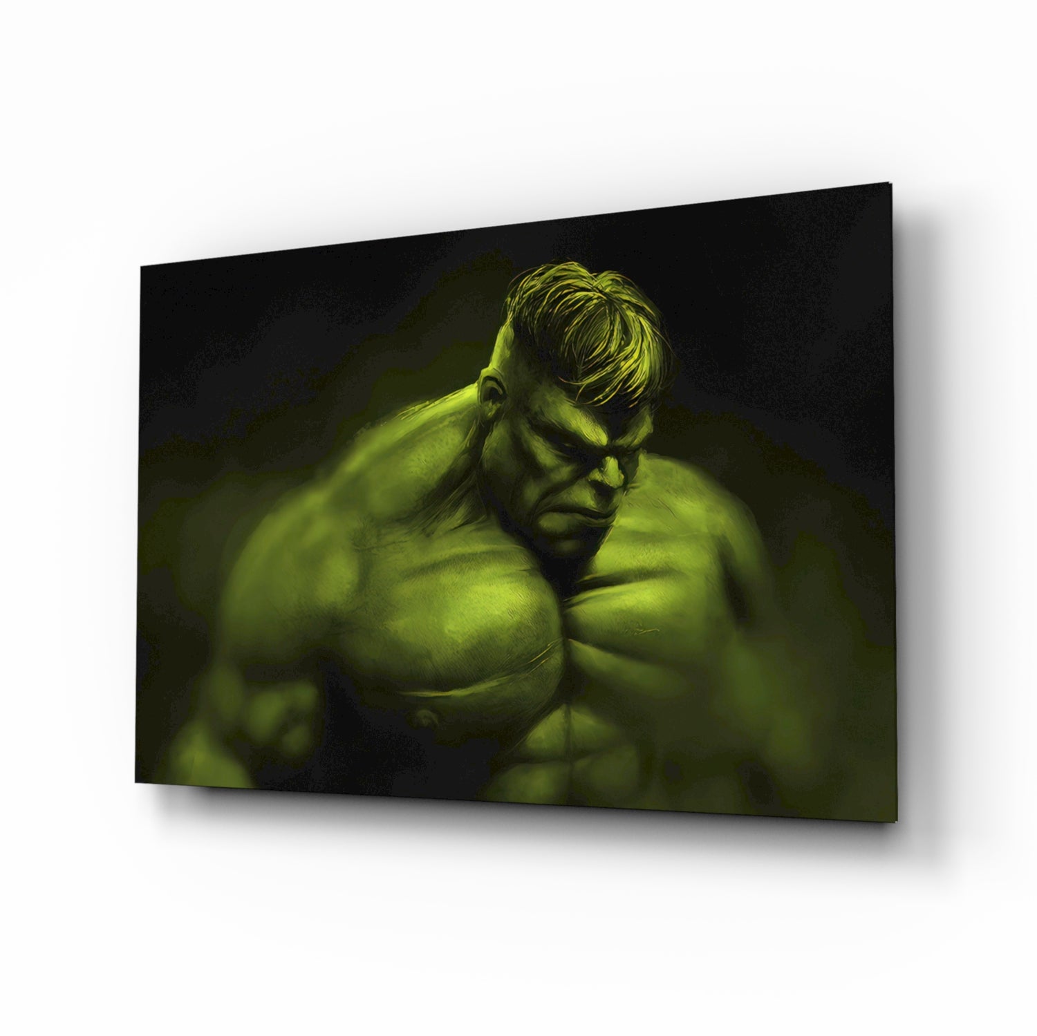 Hulk Glass Wall Art