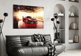 Ferrari FXX K Glass Wall Art