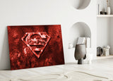 Superman Glass Wall Art