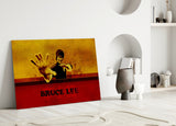 Bruce Lee Glass Wall Art