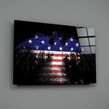 American Eagle Glass Wall Art