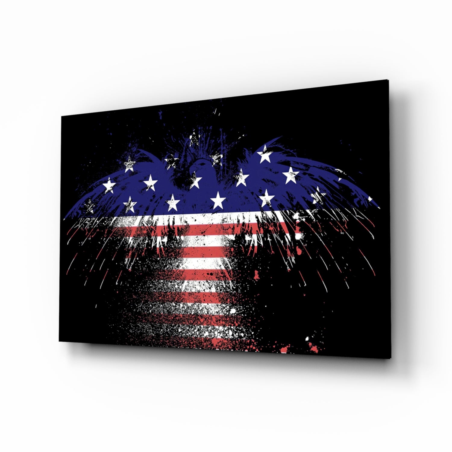 American Eagle Glass Wall Art