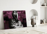 Tupac Shakur Glass Wall Art