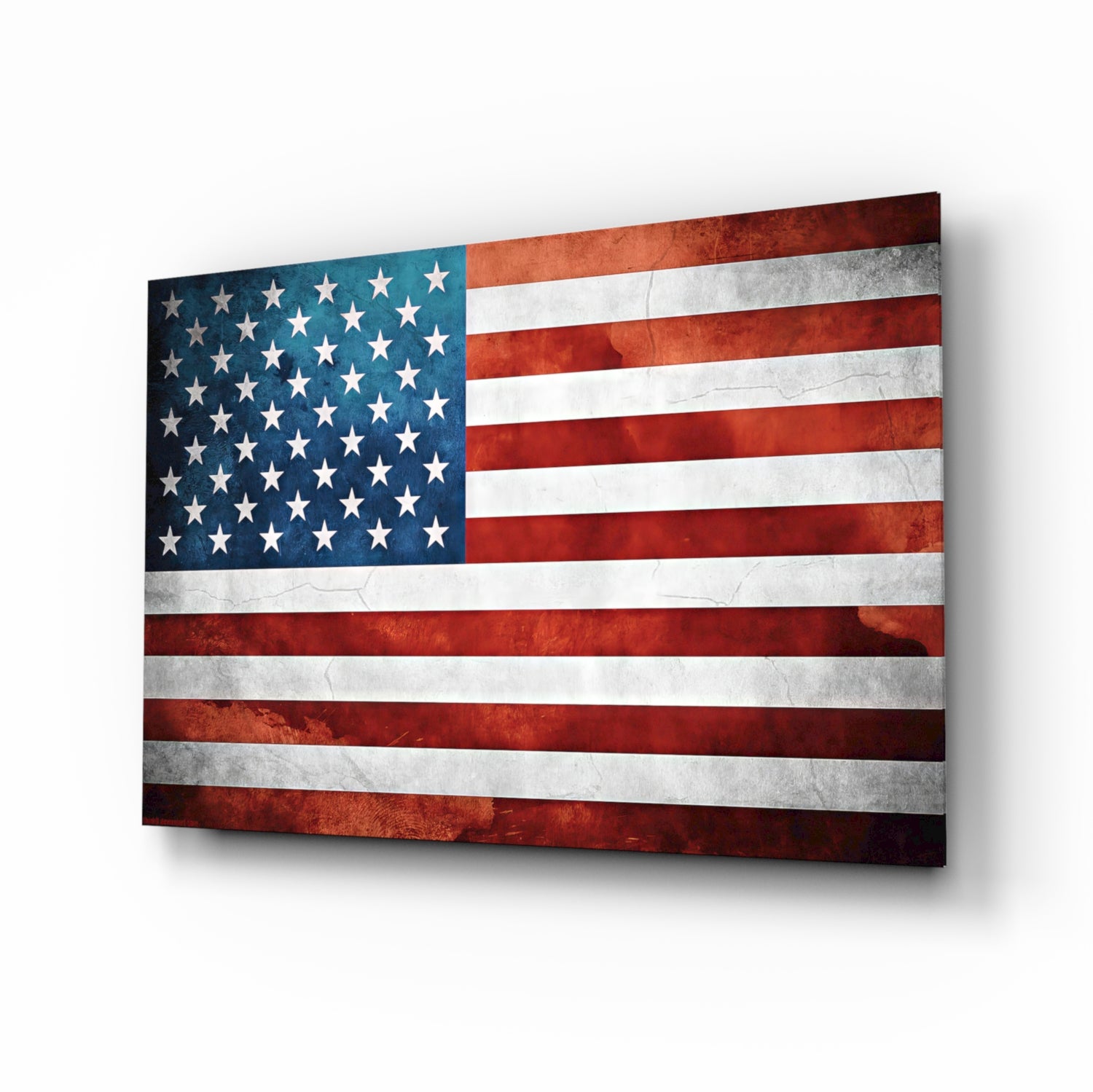 Flag of the United States Glass Wall Art