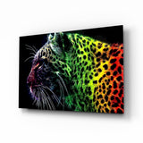 Leopard Glass Wall Art