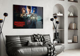 Stranger Things Poster Glass Wall Art