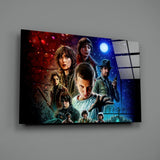 Stranger Things Poster Glass Wall Art