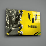 Messi Glass Wall Art