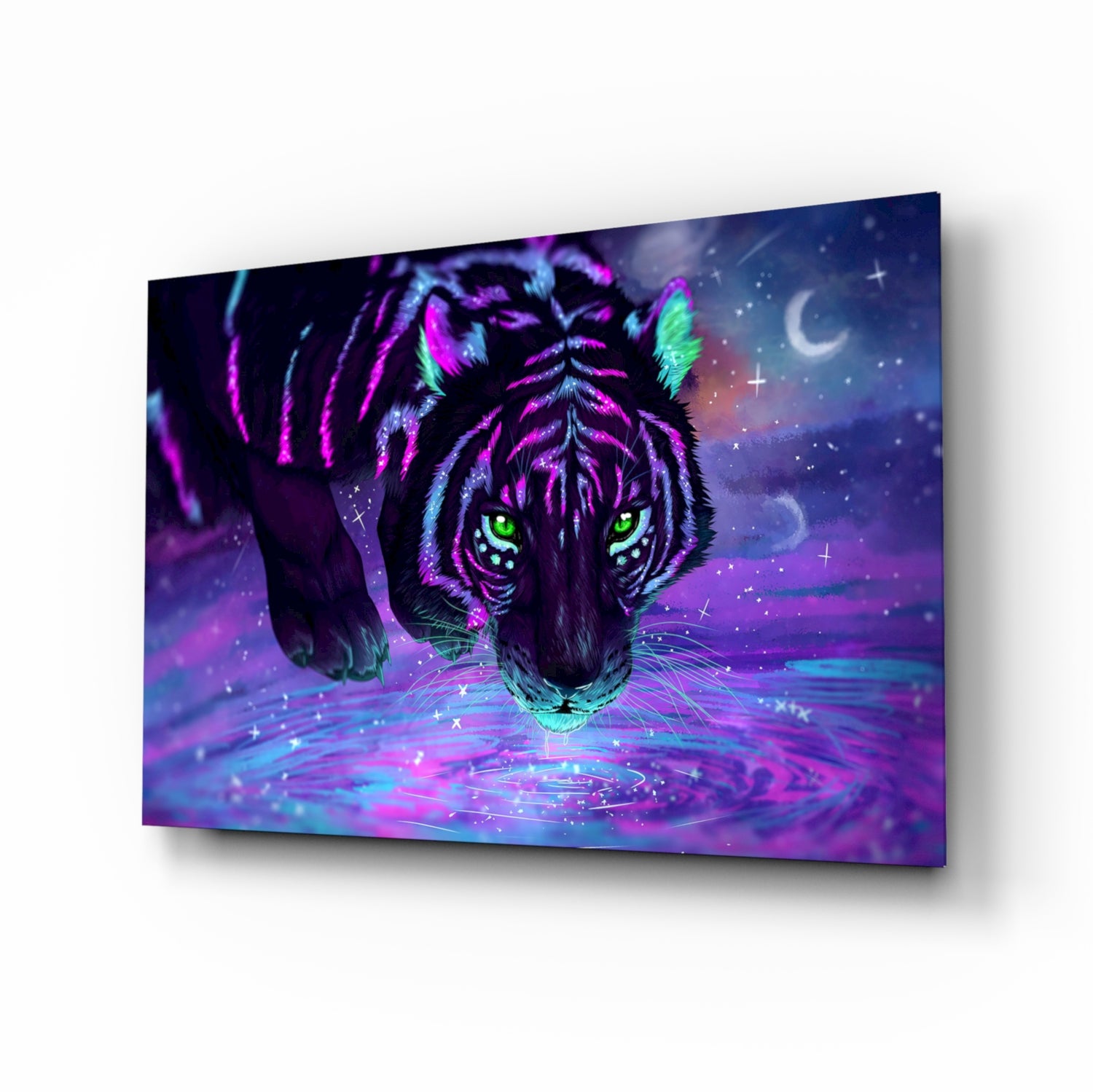 Tiger Glass Wall Art