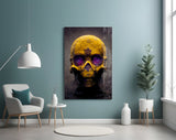 Skull Glass Art || Designer's Collection