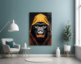 Angry Smile Glass Wall Art || Designer's Collection