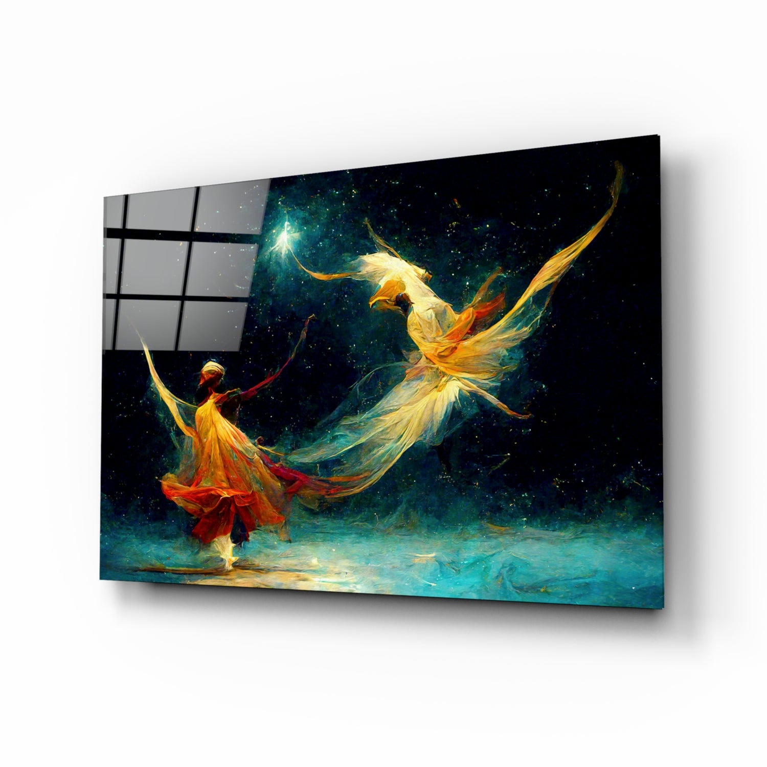 Mysticism Glass Wall Art || Designer's Collection