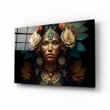 Beauty of the Clan Glass Wall Art || Designer's Collection