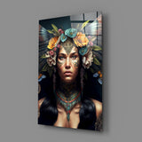 Warrior Beautiful Glass Wall Art || Designer's Collection