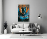 Bloody Batman Glass Wall Art || Designer's Collection