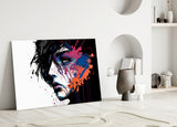 Rebel Beauty Glass Wall Art || Designer's Collection