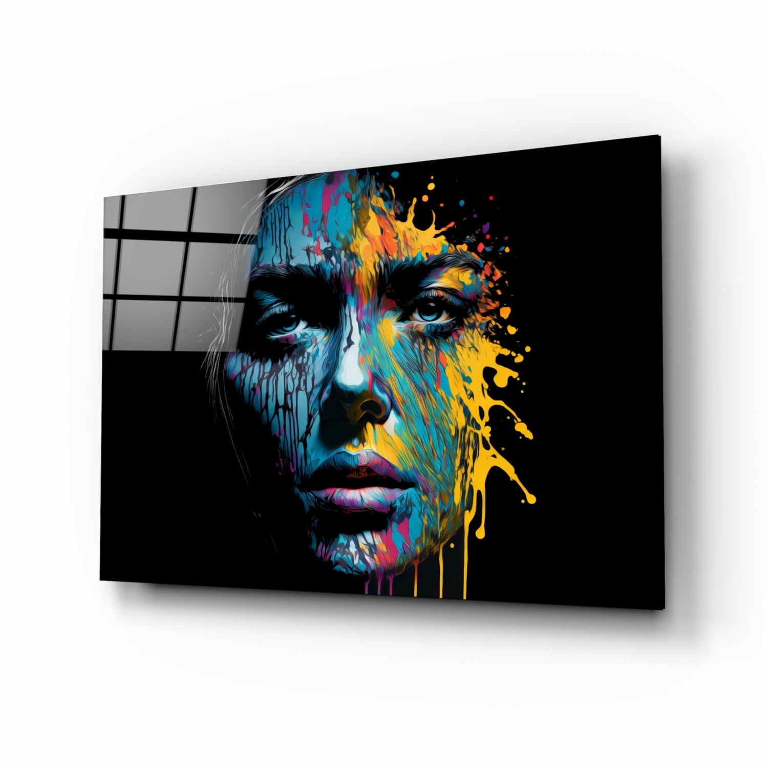 Beautiful Splash Glass Wall Art || Designer's Collection