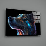 Space Dog Glass Wall Art || Designer's Collection