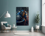 Lord Warrior Glass Wall Art || Designer's Collection