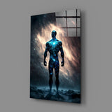 Vitruvius Man Glass Wall Art || Designer's Collection