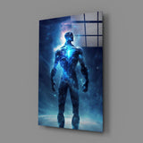 Vitruvius Man Glass Wall Art || Designer's Collection