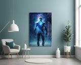 Vitruvius Man Glass Wall Art || Designer's Collection