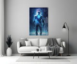 Vitruvius Man Glass Wall Art || Designer's Collection