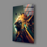 Lion King Glass Wall Art || Designer's Collection