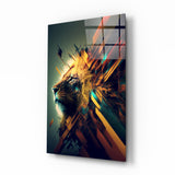 Lion King Glass Wall Art || Designer's Collection