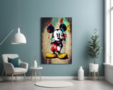 Mickey the Giant Glass Wall Art || Designer's Collection