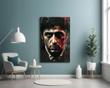 Al Pacino Glass Wall Art || Designer's Collection