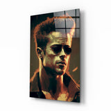 Fight Club - Tyler Durden Glass Wall Art || Designer's Collection