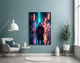 Cyberpunk Glass Wall Art || Designer's Collection