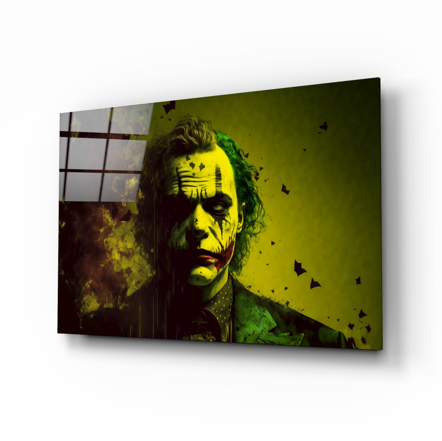 Joker Glass Wall Art || Designer's Collection