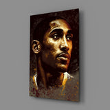 Kobe Bryant Glass Wall Art || Designer's Collection