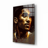 Kobe Bryant Glass Wall Art || Designer's Collection