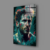 Messi Glass Wall Art || Designer's Collection