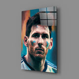 Messi Glass Wall Art || Designer's Collection