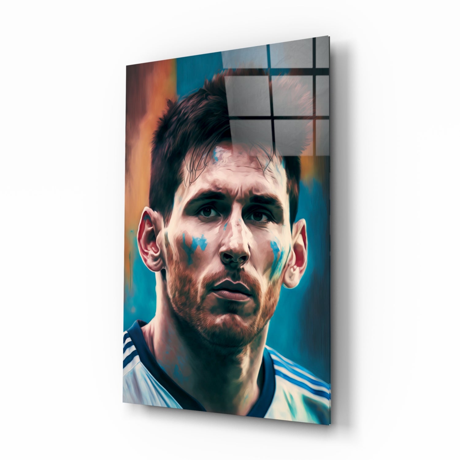 Messi Glass Wall Art || Designer's Collection