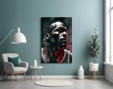 Michael Jordan Glass Wall Art || Designer's Collection