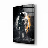 Astronaut  Glass Wall Art || Designer's Collection