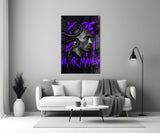 Kobe Bryant, Black Mamba Glass Wall Art || Designers Collection